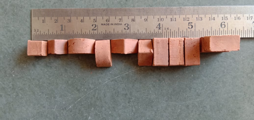Reference to size of bricks